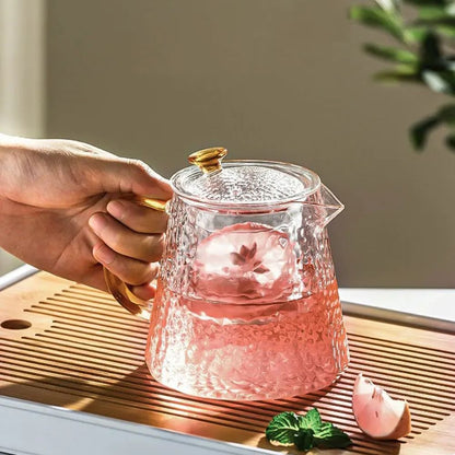 Théière en verre avec filtre