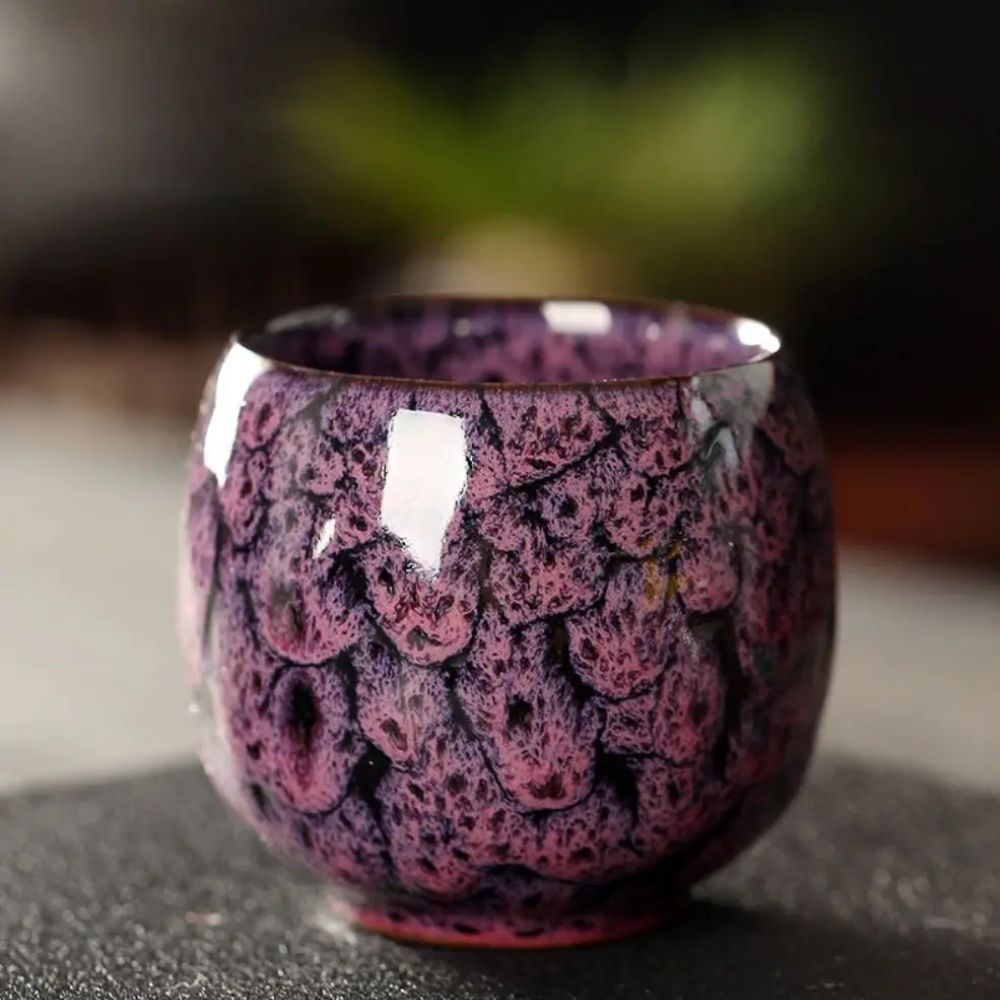 Tasse à thé japonaise en céramique émaillage transformé