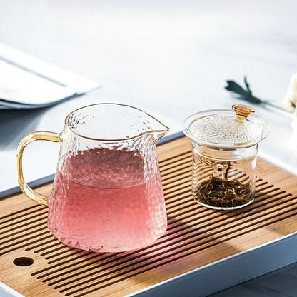 Théière en verre avec filtre