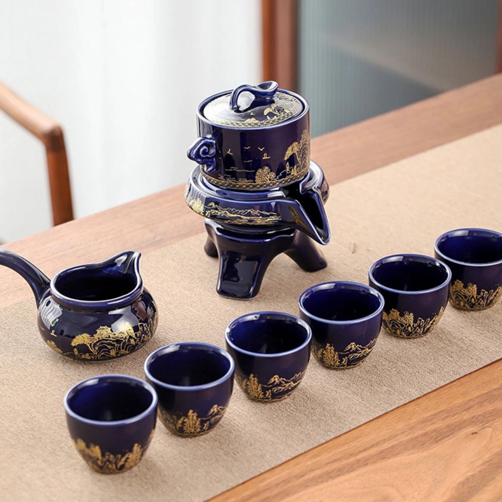 Service à thé chinois en céramique porcelaine voyage