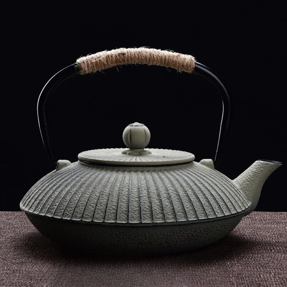 Théière japonaise en fonte design parapluie