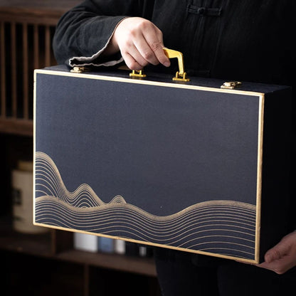 Service à thé Kung Fu en porcelaine émaillée