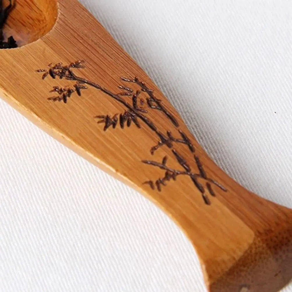 Chinese-style wooden teaspoon