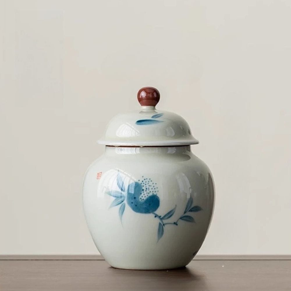 Boîte à thé en argile bocal hermétique fait main