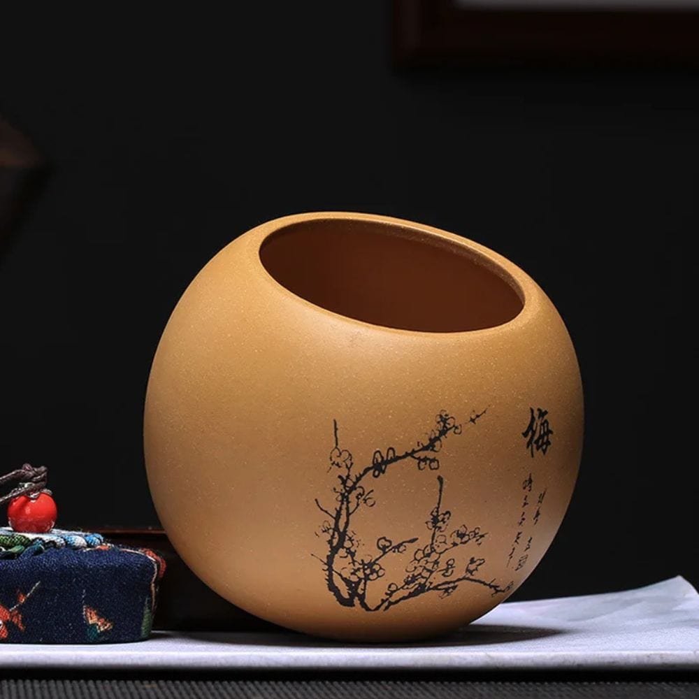 Boîte à thé en argile pot hermétique en terre