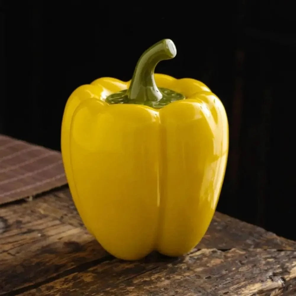 Boîte à thé en céramique forme piment ou fraise 180 ml