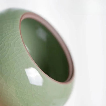 Boîte à thé en céramique style moderne chinois petit format