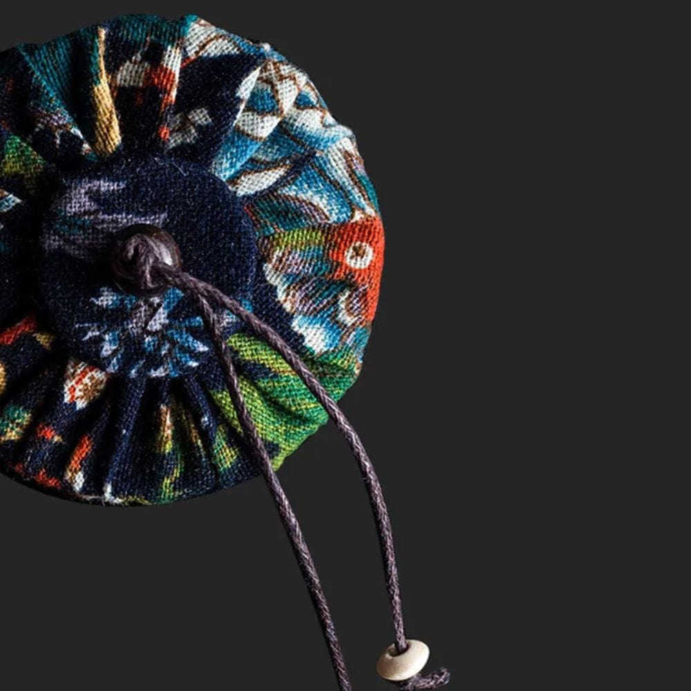 Boîte à thé en céramique vintage 268 ml étanche & artisanale