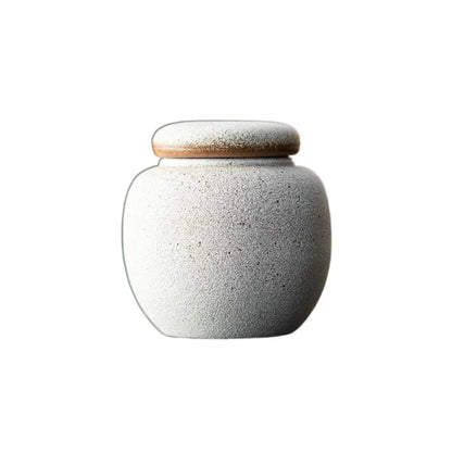 Mini boîte à thé en céramique pot hermétique de voyage