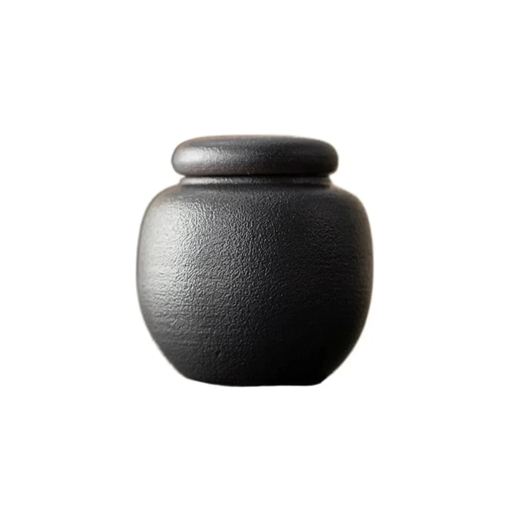 Mini boîte à thé en céramique pot hermétique de voyage