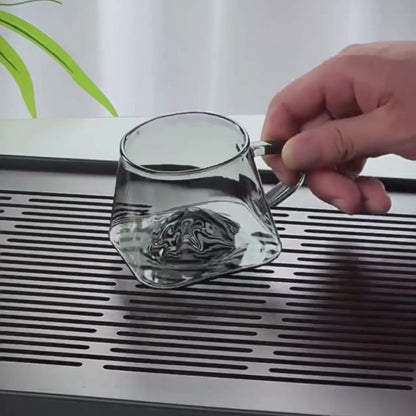 Tasse à thé en verre borosilicate