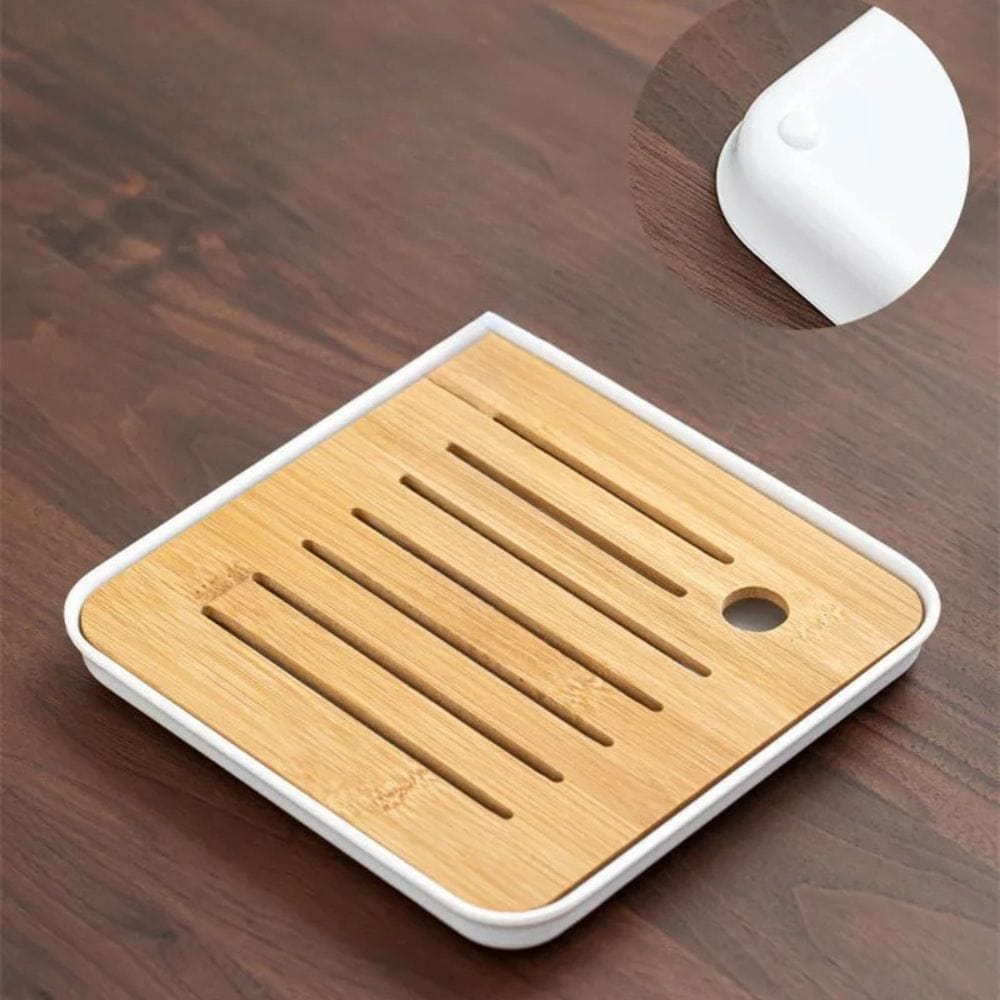 Service à thé Gongfu en porcelaine théière rotative 360° & sac de transport