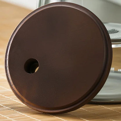 Tasse à thé double paroi avec filtre 650 ml verre & inox