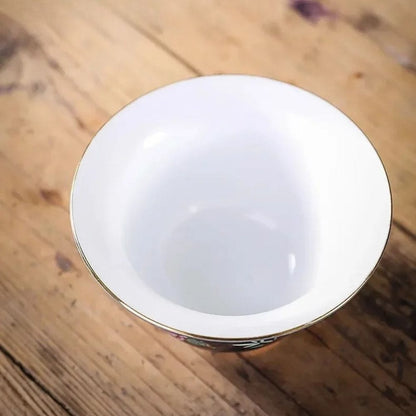 Tasse à thé en céramique dorée Gaiwan ou coffret 6 pièces