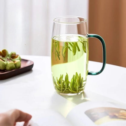 Tasse à thé en verre avec anse 400 ml