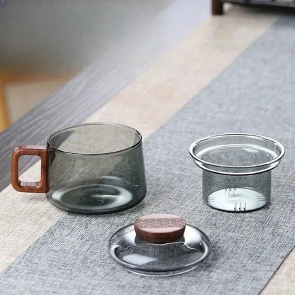 Tasse à thé en verre avec filtre amovible 300 ml