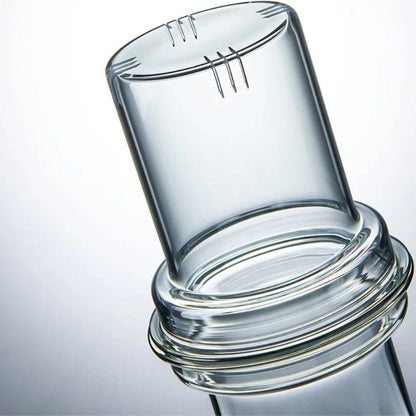 Tasse à thé en verre avec poignée bois 400 ml ou 525 ml