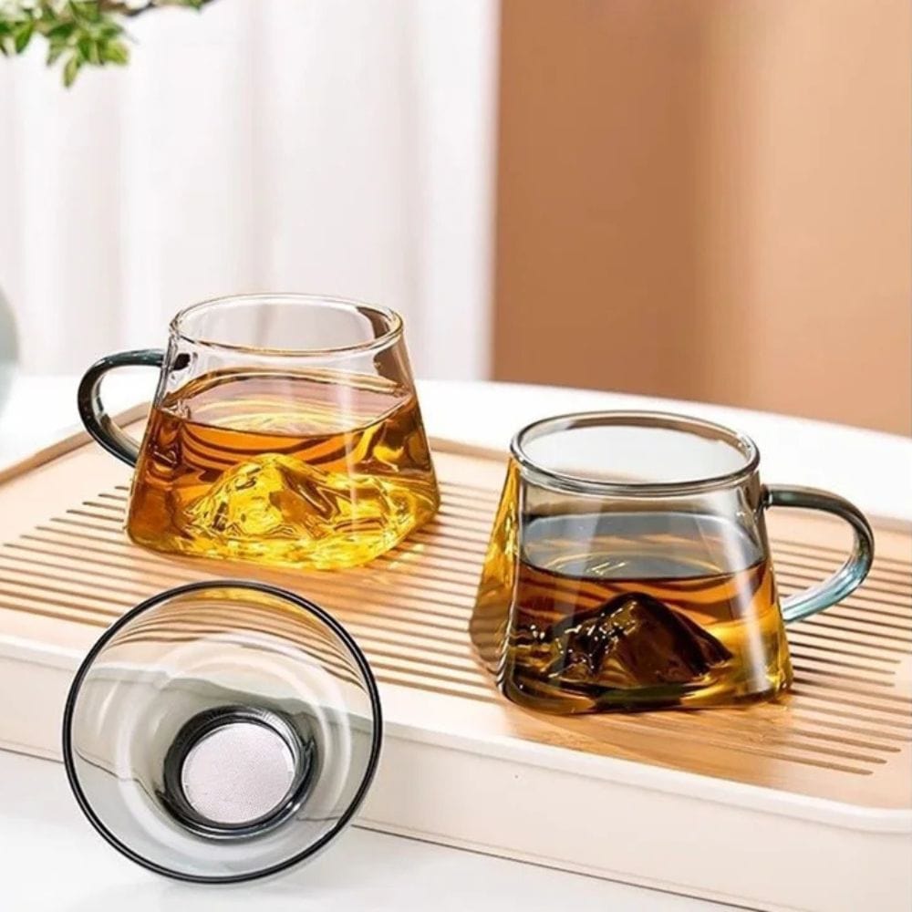 Tasse à thé en verre borosilicate 240 ml (à l’unité ou par lot)