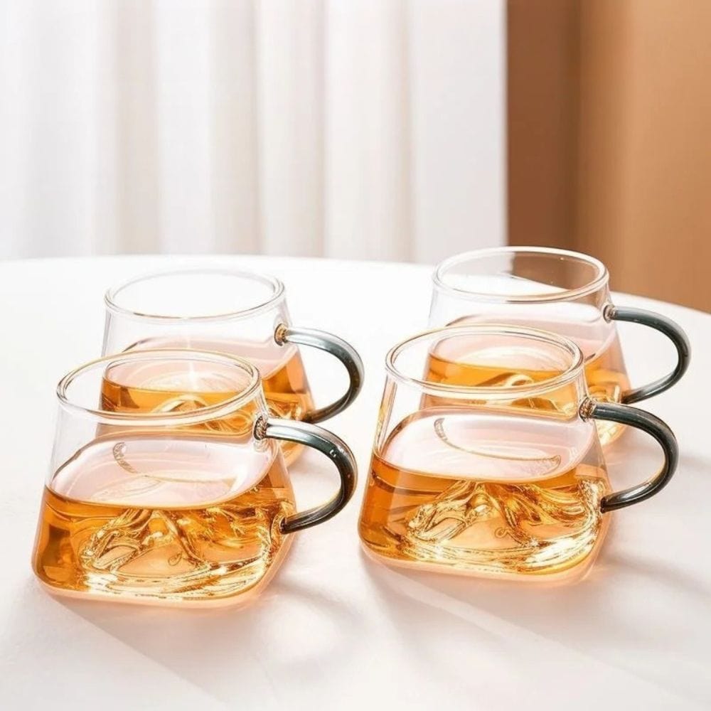 Tasse à thé en verre borosilicate 240 ml (à l’unité ou par lot)