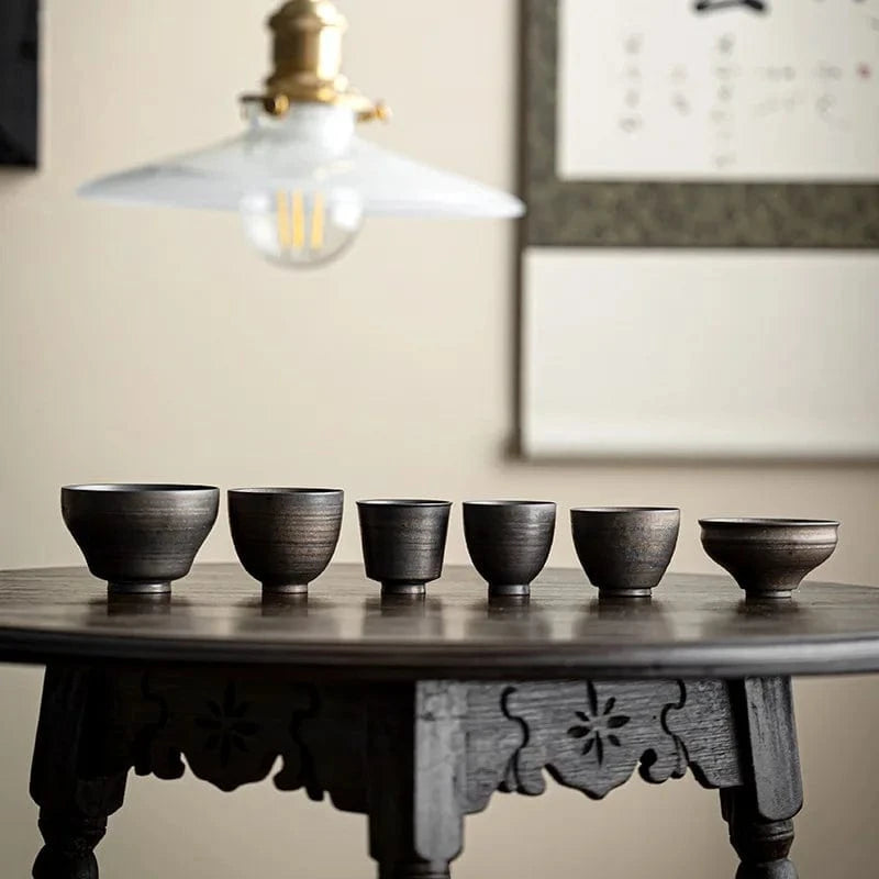 Tasse à thé japonaise en céramique 55 à 100 ml (3 modèles)