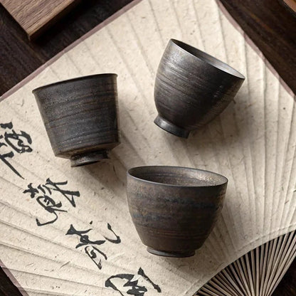 Tasse à thé japonaise en céramique 55 à 100 ml (3 modèles)