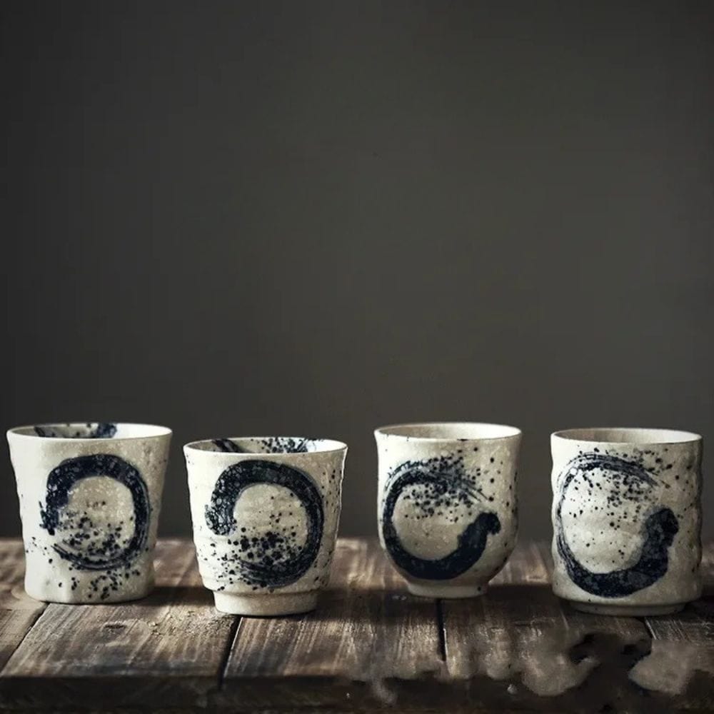 Tasse à thé japonaise en céramique artisanale 250 ml