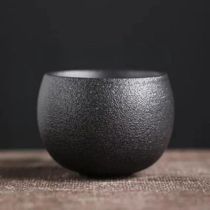 Tasse à thé japonaise en céramique Style rétro wabi-sabi (60 ml)