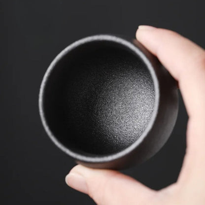 Tasse à thé japonaise en céramique Style rétro wabi-sabi (60 ml)