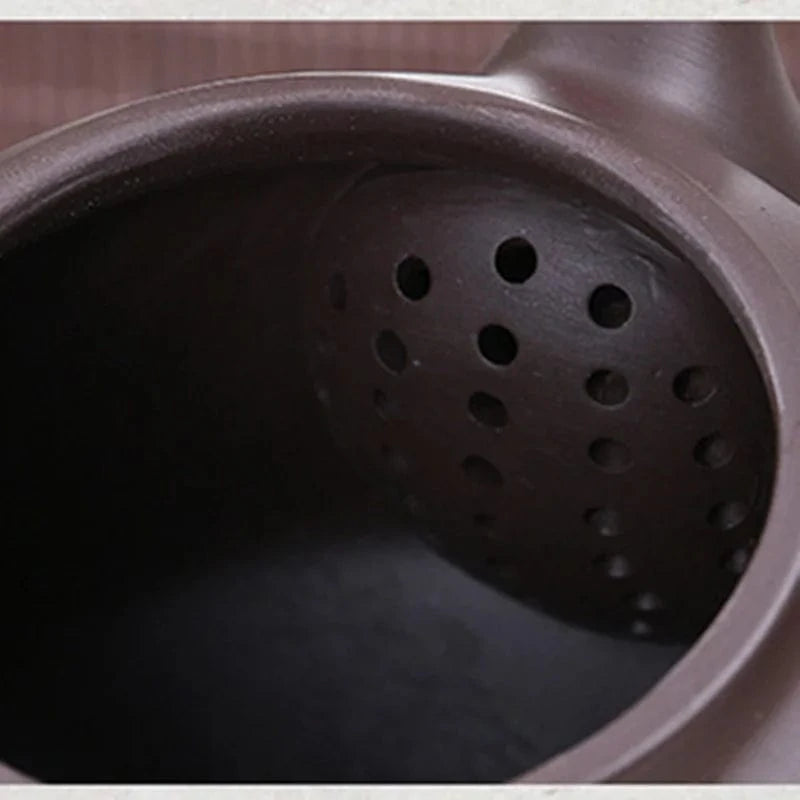 Théière artisanale argile violette 240 ml