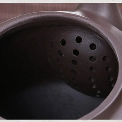 Théière artisanale argile violette 240 ml