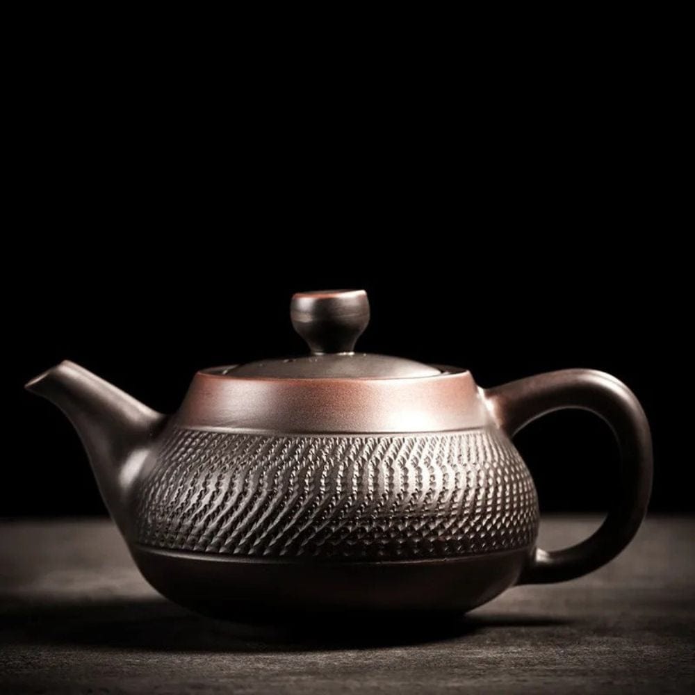 Théière artisanale en poterie pour Gong Fu Cha 300 ml