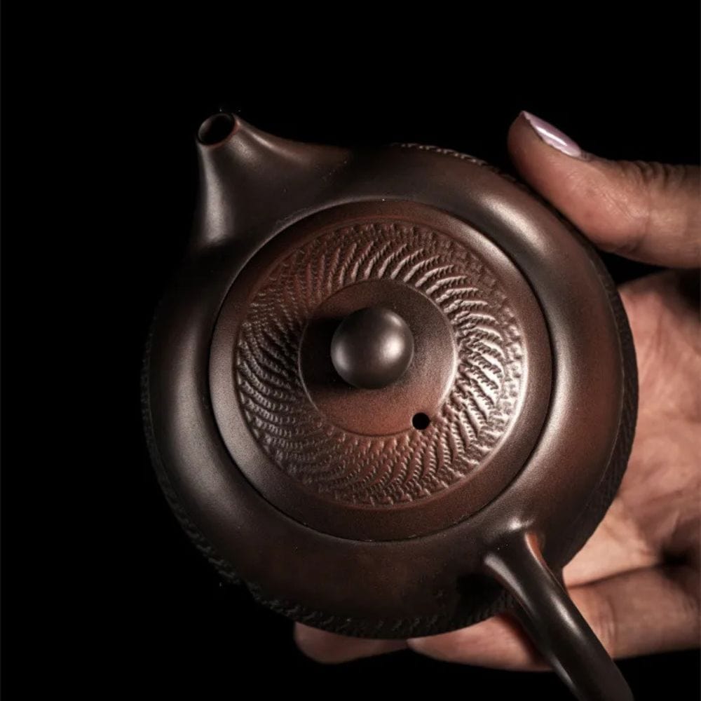 Théière artisanale en poterie pour Gong Fu Cha 300 ml
