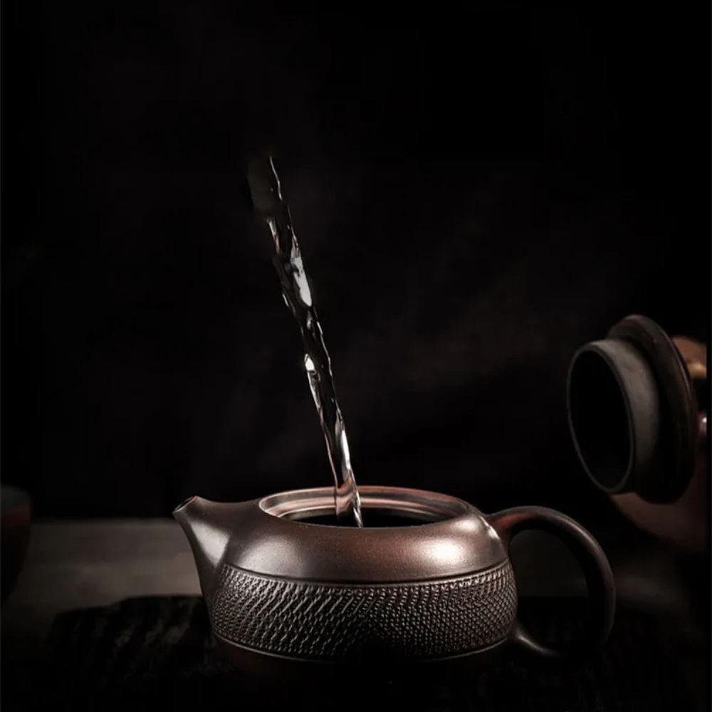 Théière artisanale en poterie pour Gong Fu Cha 300 ml