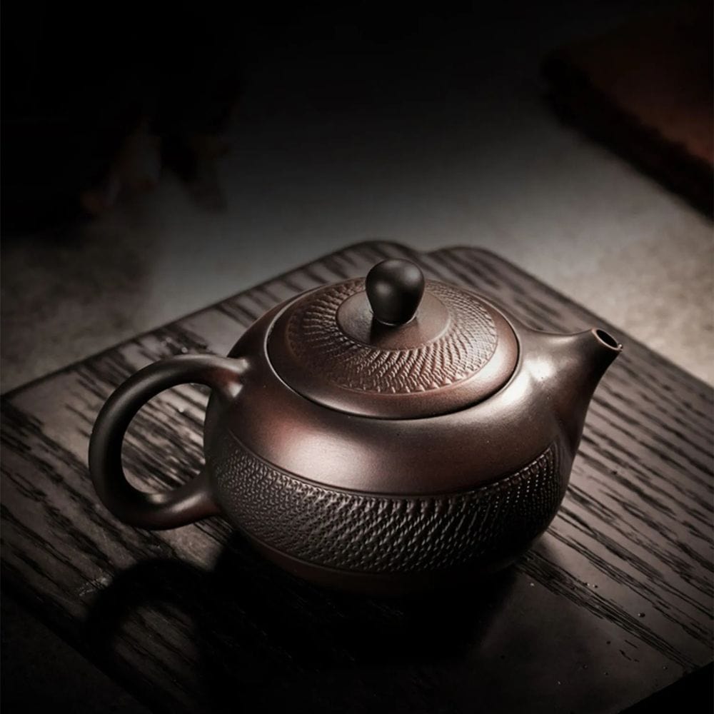 Théière artisanale en poterie pour Gong Fu Cha 300 ml