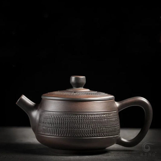 Théière artisanale en poterie pour Gong Fu Cha 300 ml