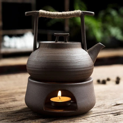 Théière en céramique artisanale 350 ml style japonais