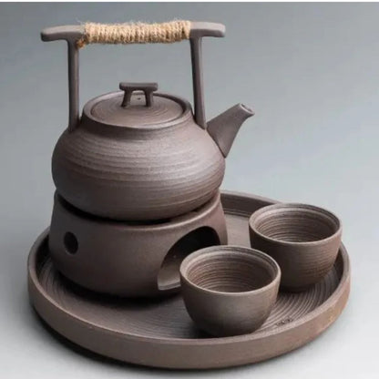 Théière en céramique artisanale 350 ml style japonais