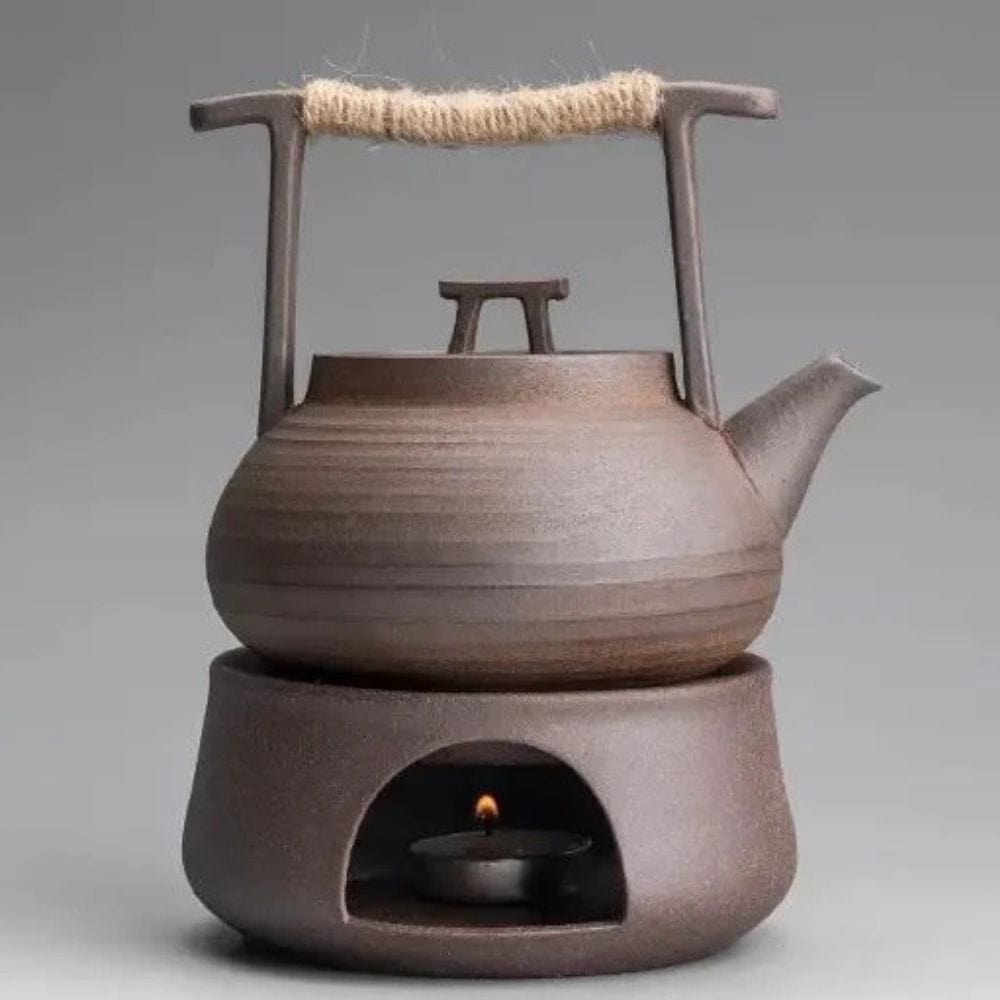 Théière en céramique artisanale 350 ml style japonais