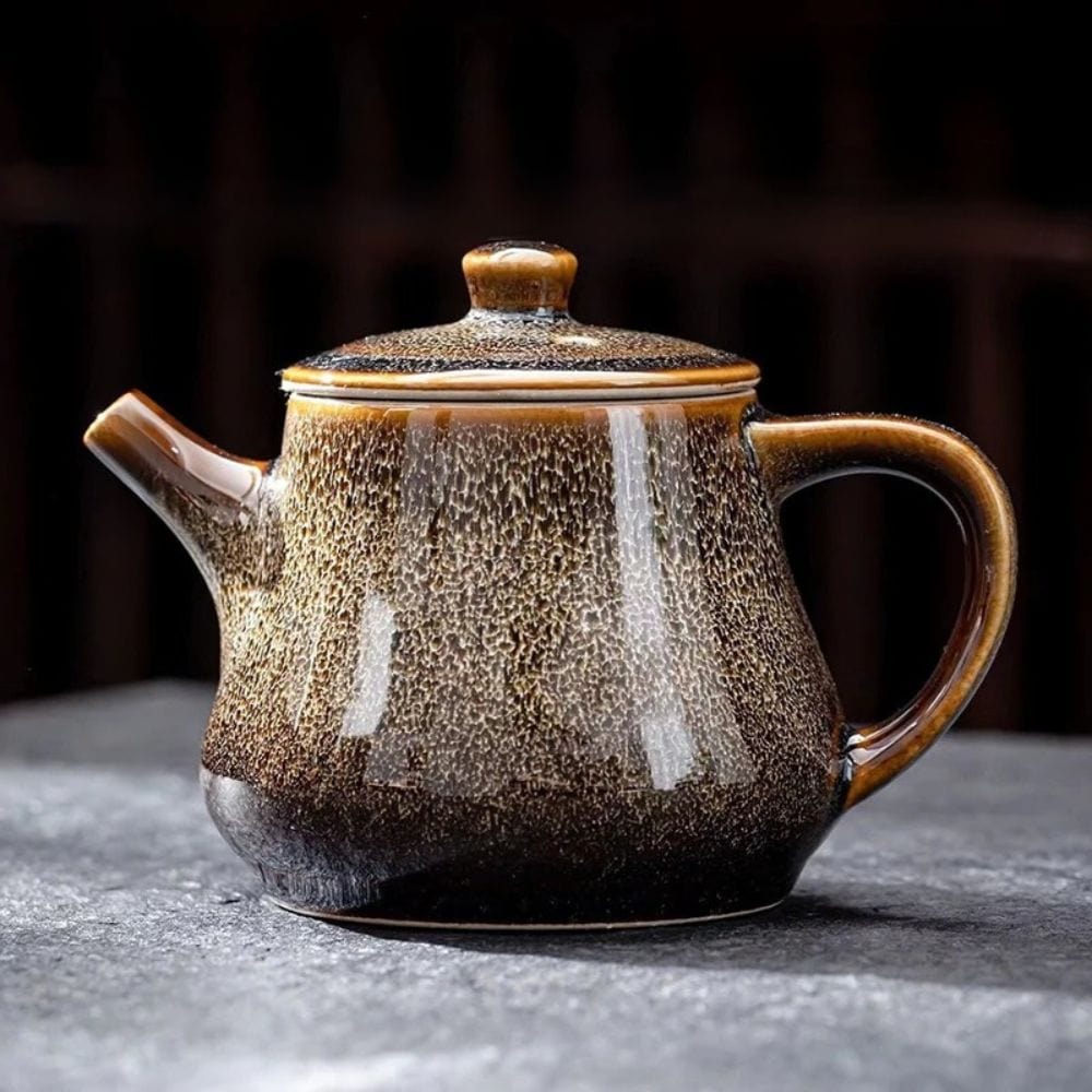 Théière en céramique émaillée étoilée 210 ml, 300 ml ou 700 ml