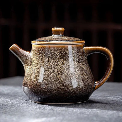 Théière en céramique émaillée étoilée 210 ml, 300 ml ou 700 ml