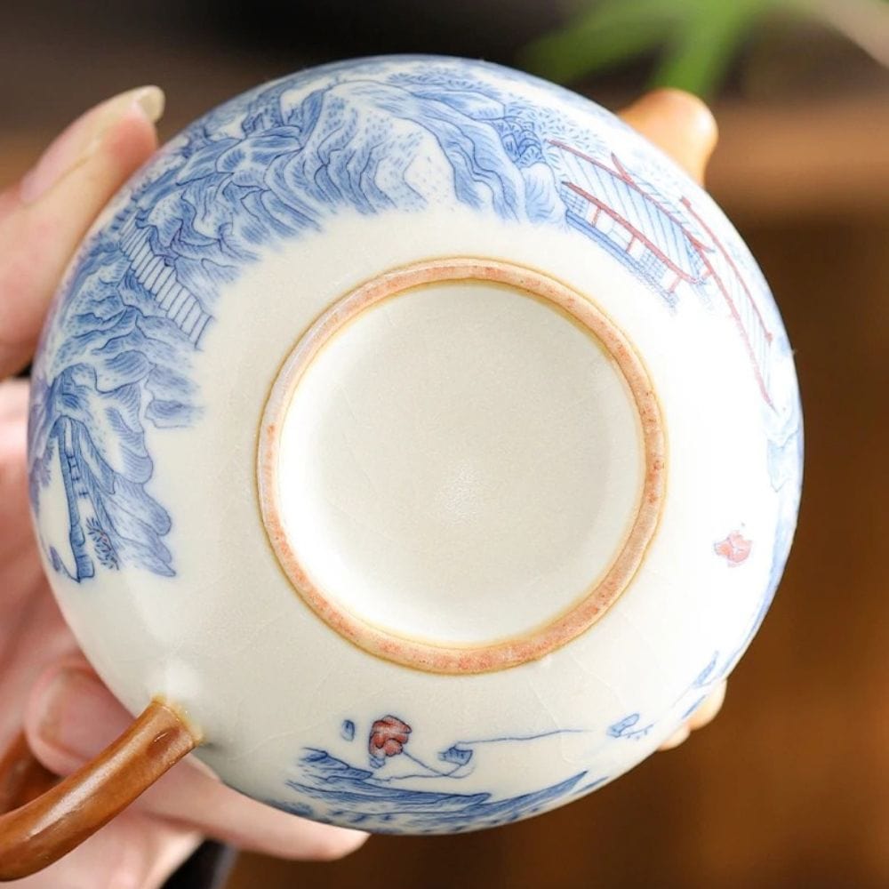 Théière en céramique Ru Kiln style chinois Xishi 220 ml