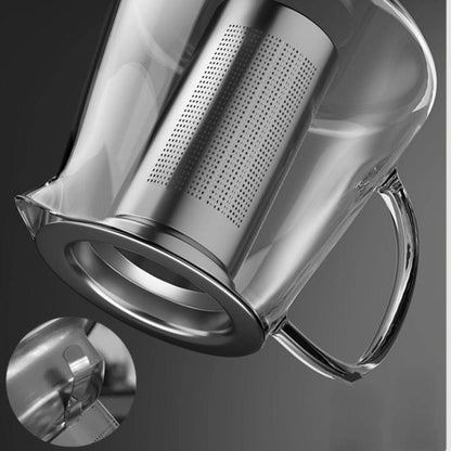 Théière en verre borosilicate 500 ml avec filtre inox intégré