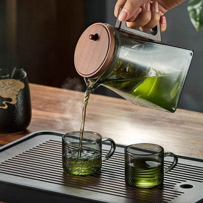 Théière flottante en verre Infuseur intégré 900 ml