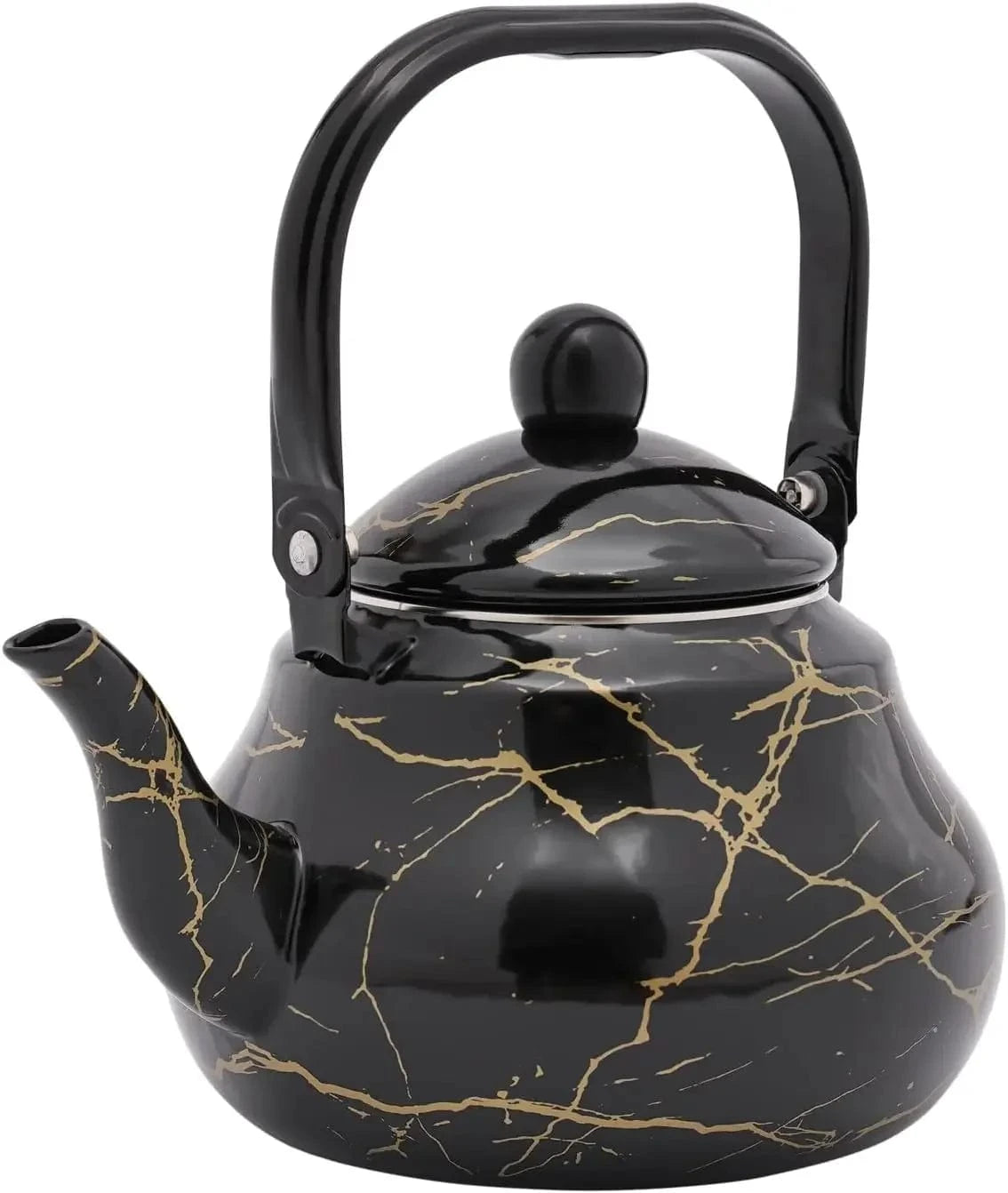 Théière vintage en émail 2L compatible induction & gaz